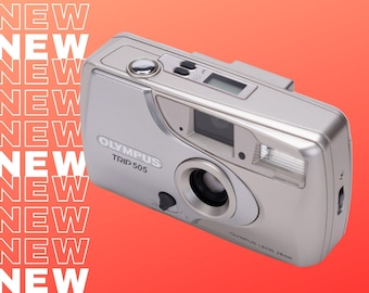 Olympus trip 505 vintage 35mm film camera, point & shoot, fully tested  working, retro compact photography