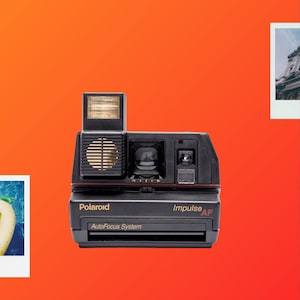Vintage Polaroid Impulse Portrait Camera AF: Classic Instant Photography