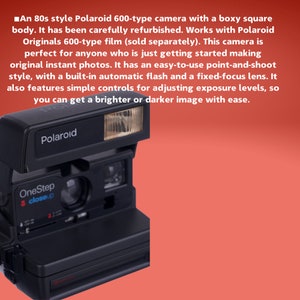 Polaroid One Step Close up 636 Vintage Instant Camera Fully - Etsy