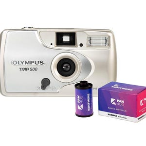 Olympus trip 500 35mm film camera | compact point and shoot | tested  working | vintage camera gift | beginner friendly, custom camera