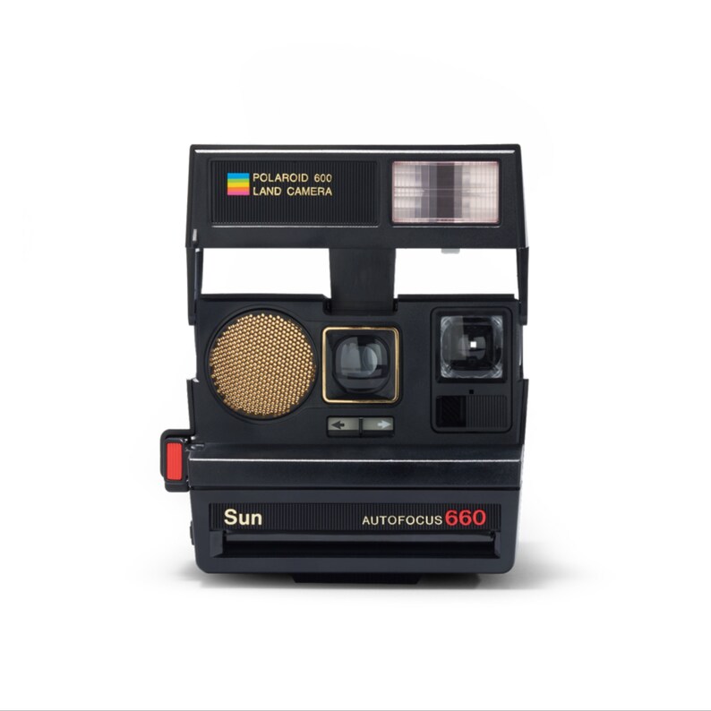 Gift set polaroid sun autofocus 660 instant camera film triple pack image 2