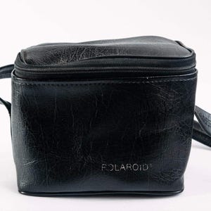 Leather bag for polaroid 600 camera - vintage style case for 600 type instant cameras, protective carrying case, photographer gift
