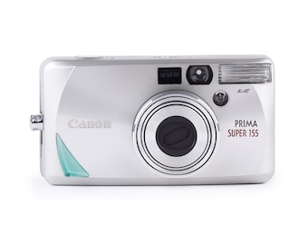 Vintage Canon Prima Super 155 35mm Film Camera – Zoom Point & Shoot