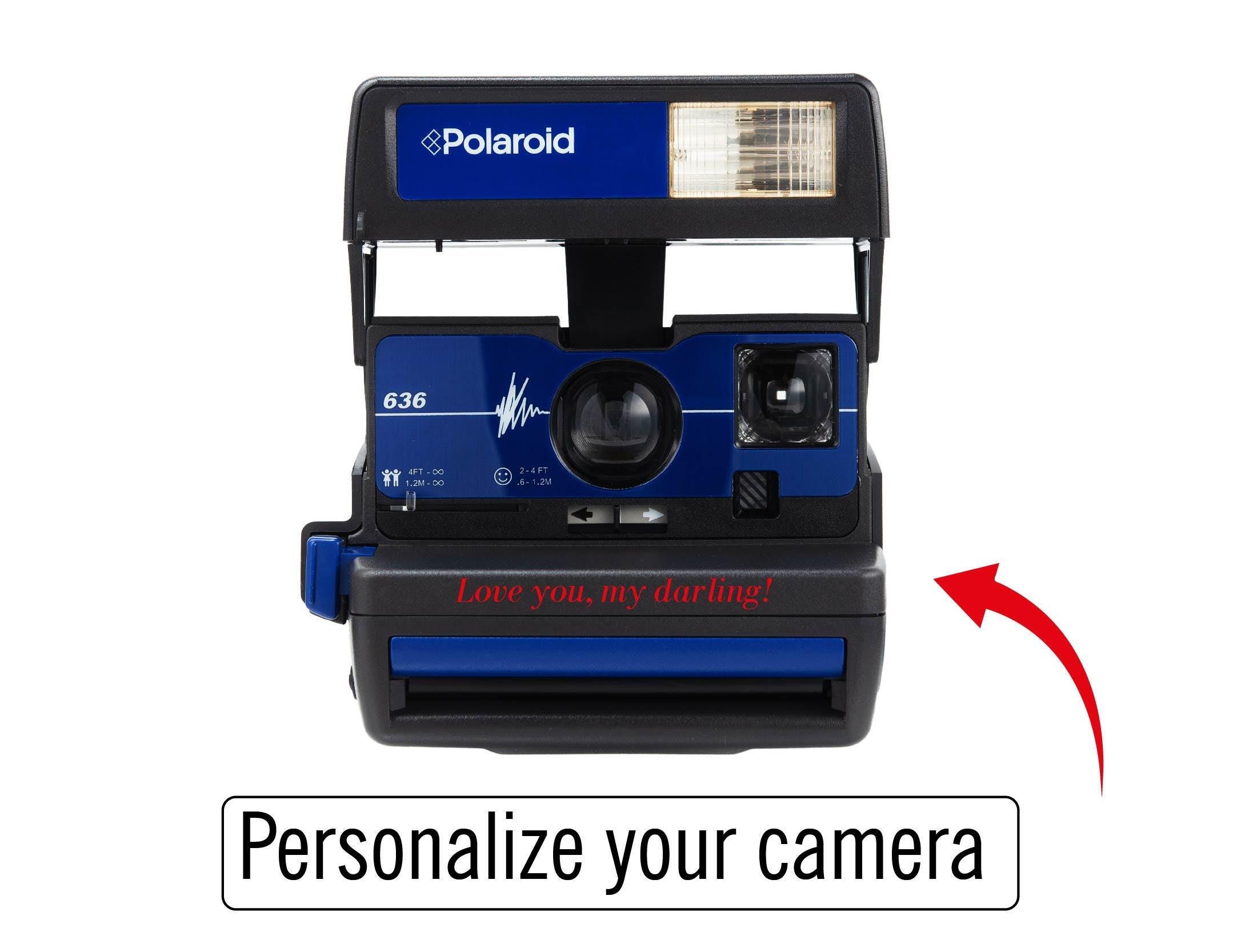 Vintage Polaroid Blue Pulse 636 Instant Camera - Polaroid Vintage Polaroid Blue Pulse 636 Instant Camera - Polaroid