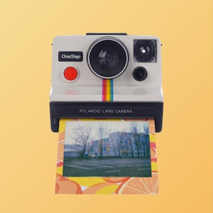 Polaroid land camera white | vintage instant film camera | classic sx-70 series | without flash bar | film tested & working