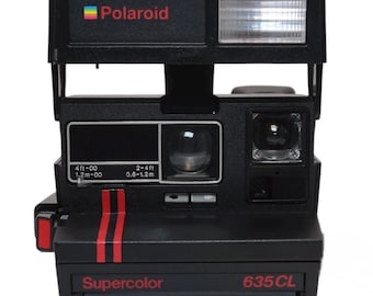 Câmera Polaroid Vintage, Câmera Instantânea Supercolor 645, Câmera de Filme Polaroid 600, Presente Retrô para Fotógrafos