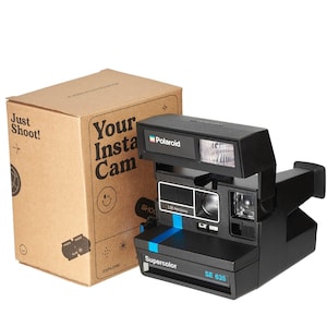 Custom camera, Polaroid supercolor 635 se - vintage instant camera, retro polaroid 600, perfectly working, gift for photographer