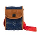 Vintage Polaroid Camera Bag Denim, Instant Camera Case with Shoulder Strap, Retro Camera Storage Bag, Polaroid Travel Case, Photography Gift