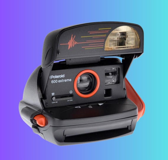 Polaroid 600 Extreme Instant Camera Vintage 90s Film Camera