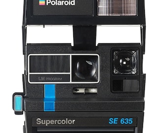 Cámara personalizada, Polaroid Supercolor 635 SE, cámara Polaroid vintage, cámara instantánea que funciona perfectamente, cámara retro, regalo para fotógrafo.