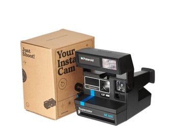 Custom camera, polaroid supercolor 635 se - vintage instant camera, retro polaroid 600, perfectly working, gift for photographer