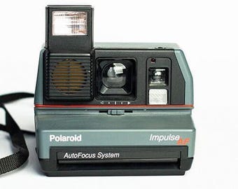 Polaroid Impulse Portrait Sofortbildkamera, Vintage Autofokus AF, Sofortbildfotografie, klassische 80er Sofortbildkamera