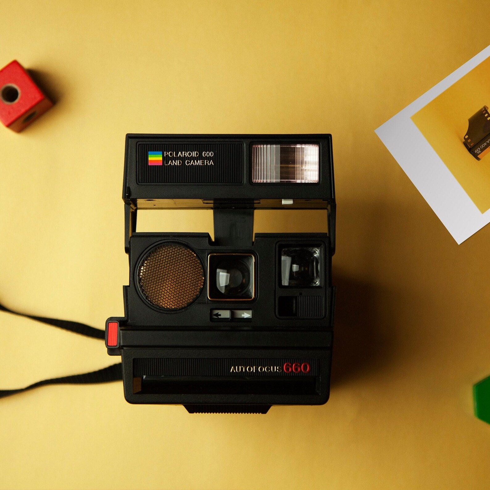 Polaroid 600 land camera autofocus 660 avec sacoche - Photo, audio & vidéo