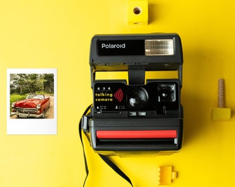 Polaroid 636 Sprechkamera Vintage Sofortbildkamera - vollständig getestet und funktioniert einwandfrei