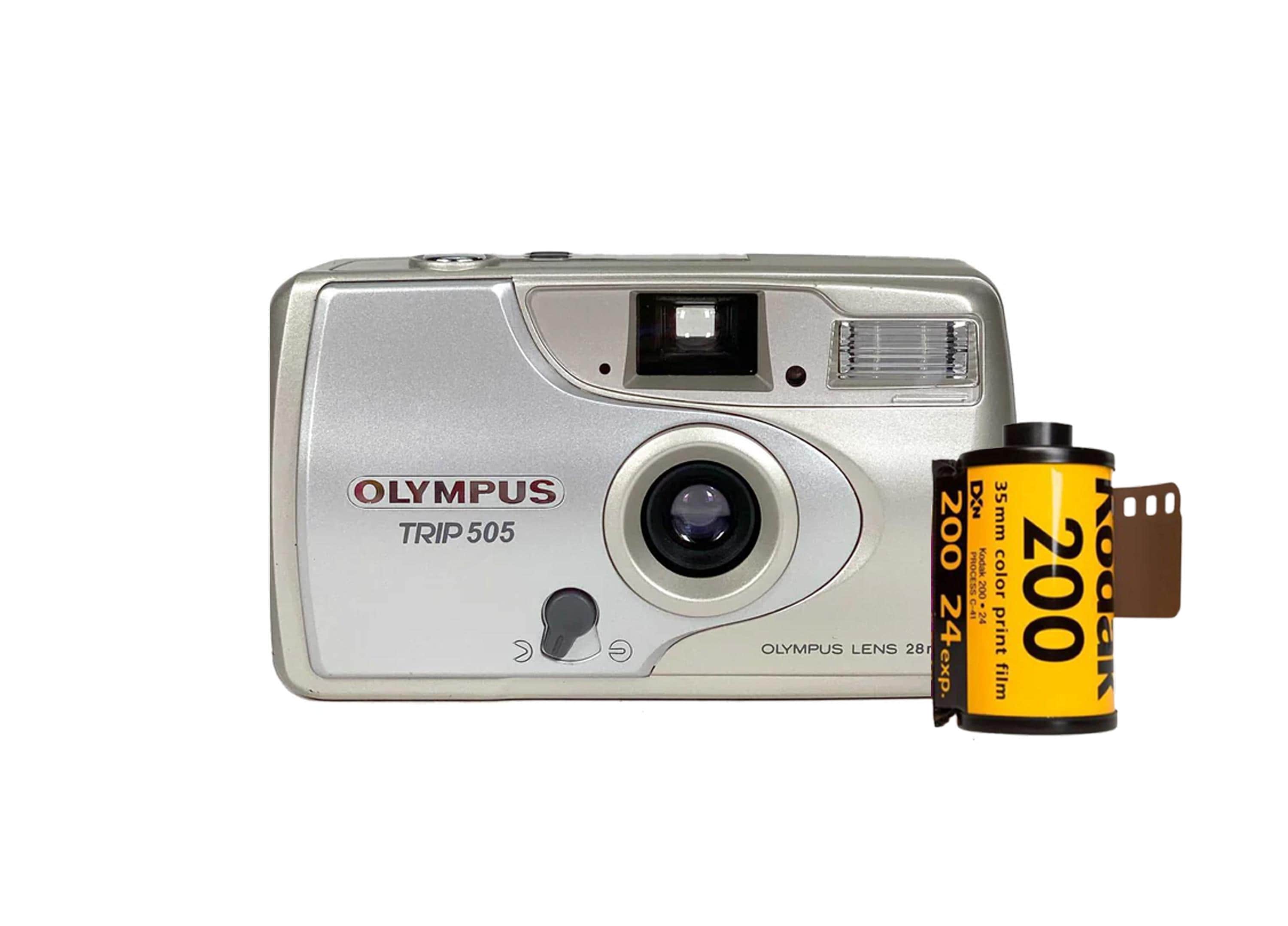 Olympus Trip 505 Silver With Film Set | Compact 35mm Film Camera