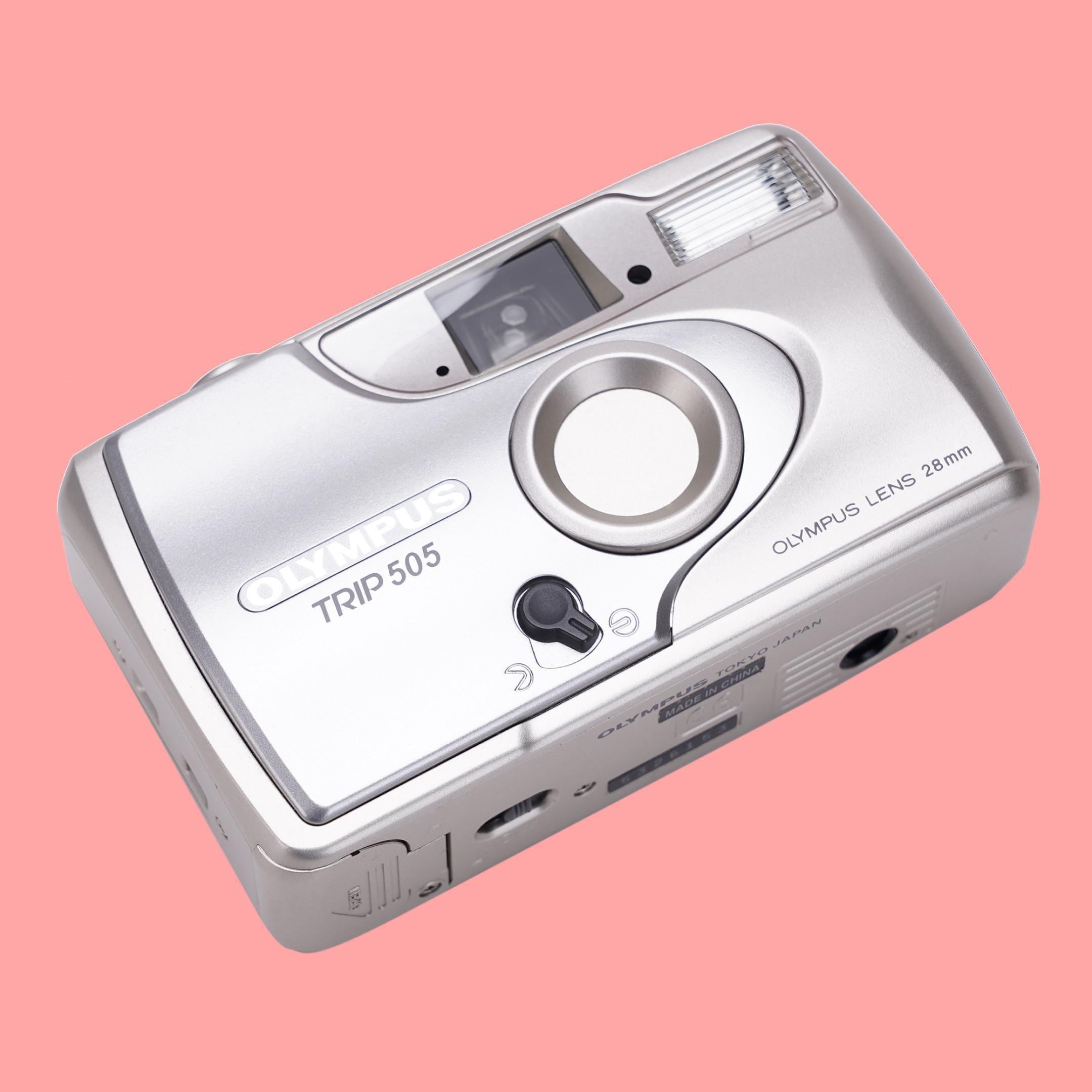 Olympus Trip 505 Silver Add Your Text Compact 35mm Film Camera