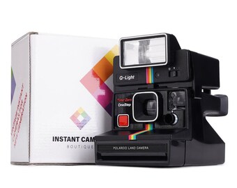 Vintage Polaroid Land Camera Time-zero Onestep Sx-70 + Flash