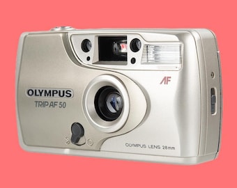 Custom camera, olympus af-50 trip af-50 | 35mm film camera | autofocus point and shoot | vintage camera | tested  working