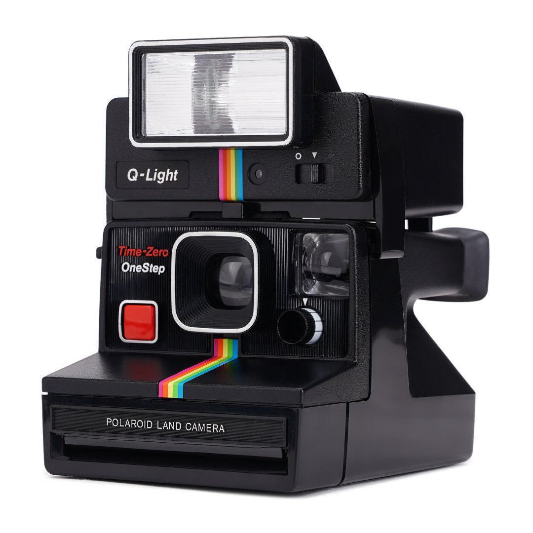 Vintage Polaroid Land Camera Time-zero Onestep Sx-70 + Flash - Etsy