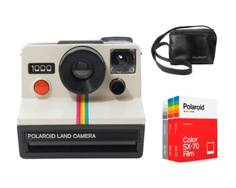 Retro polaroid camera gift set - vintage onestep land 1000, polaroid 600, and more - perfect birthday gift for photography enthusiasts