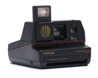 Cámara instantánea Polaroid Impulse con autoenfoque AF: película de 600 fps, flash incorporado, fotografía retro, diseño vintage, totalmente probada.