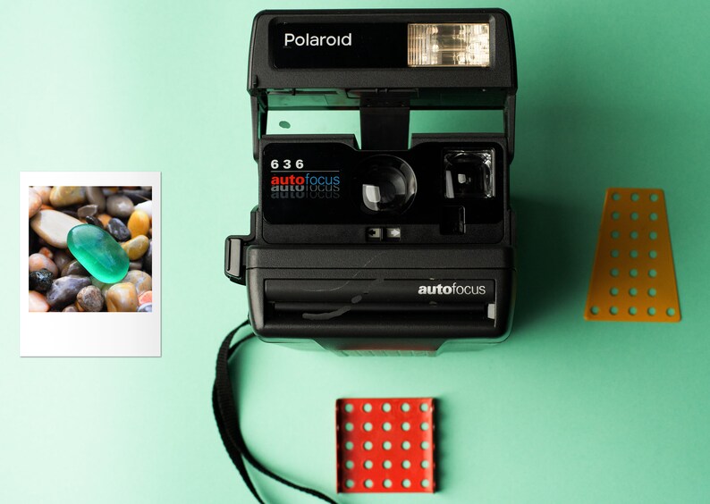 Polaroid 636 Instant Film Camera Autofocus Etsy