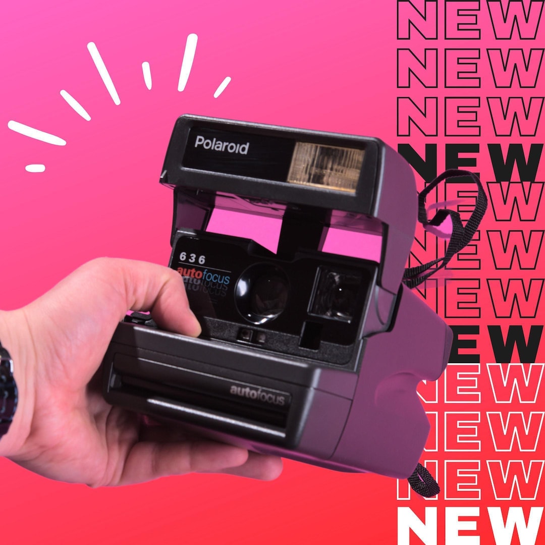 Custom Camera, Polaroid 636 Autofocus Instant Film Camera