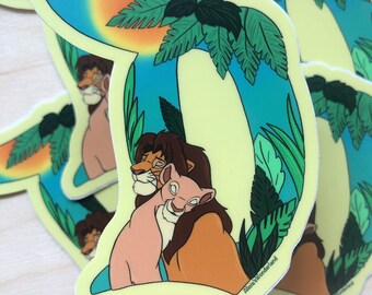 Lion Love Sticker