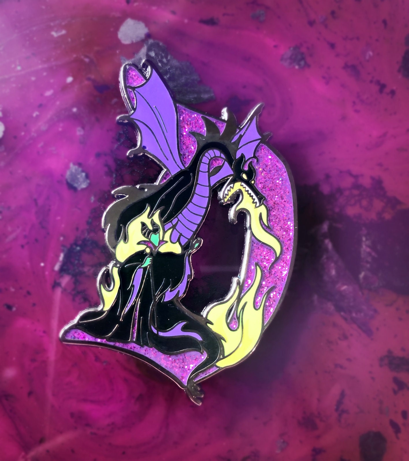 Mistress of Evil Villain Enamel Pin | Fantasy Enamel Pin | Villain En…