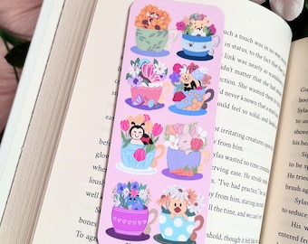 Tea Cup Cuties Bookmark | Handmade Bookmark| Fan Art Bookmark | Book Reader Gift | Fantasy Bookmark | Bookish Gifts