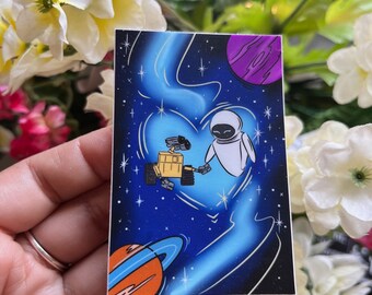 Space Romance Vinyl Sticker