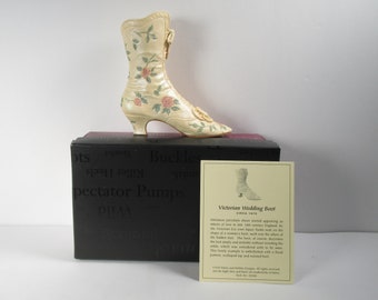 just the right shoe victorian wedding boot