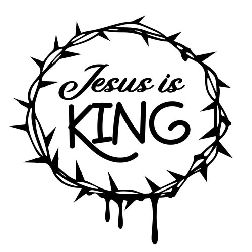 Jesus is King SVG PNG PDF Grow in Grace Svg Bible Verse Svg - Etsy