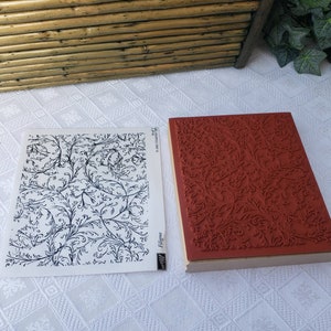 Stampin Up Achtergrond Rubberstempel, FILIGREE 2002 Op hout gemonteerde kaart maken Stempelen