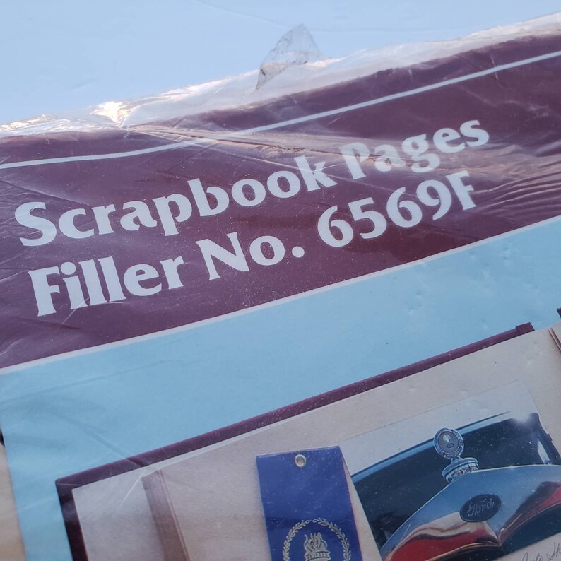 Vintage Scrapbook Filler Paper by Springfield 40 Blank Pages Etsy