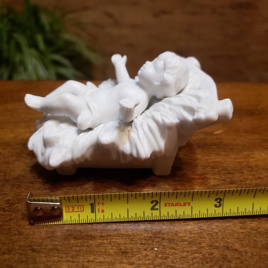 Baby Jesus White Ceramic Porcelain 3.5 Inch Figurine Nativity Etsy