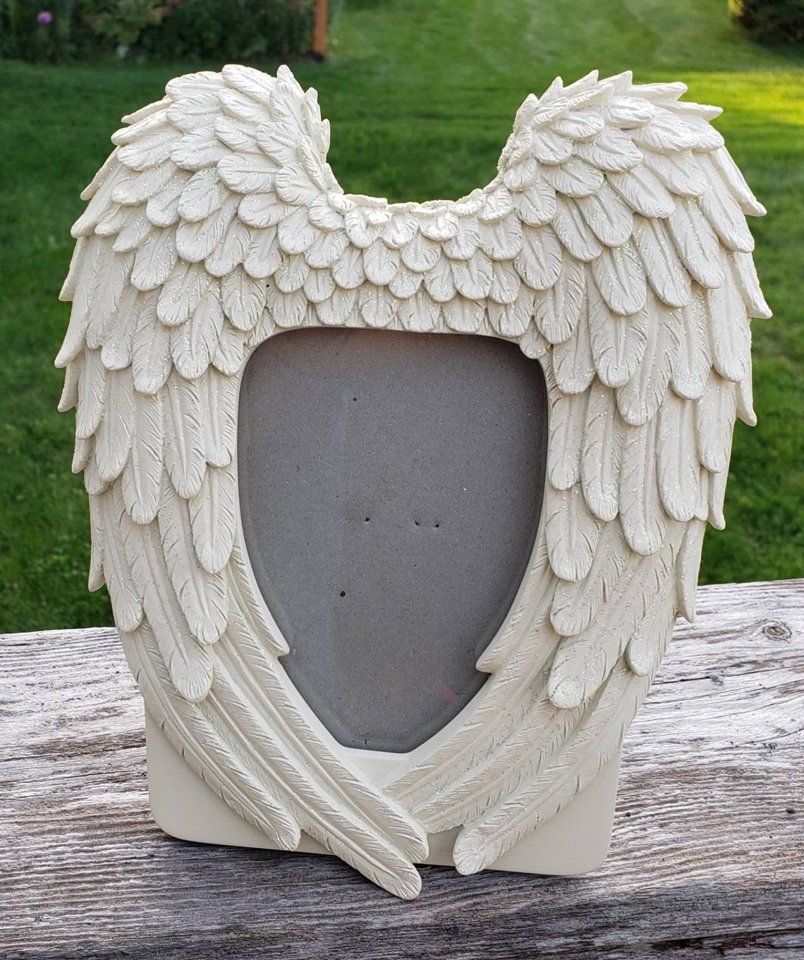 Guardian Angel Picture Frame Ceramic Frame with Glass and Etsy