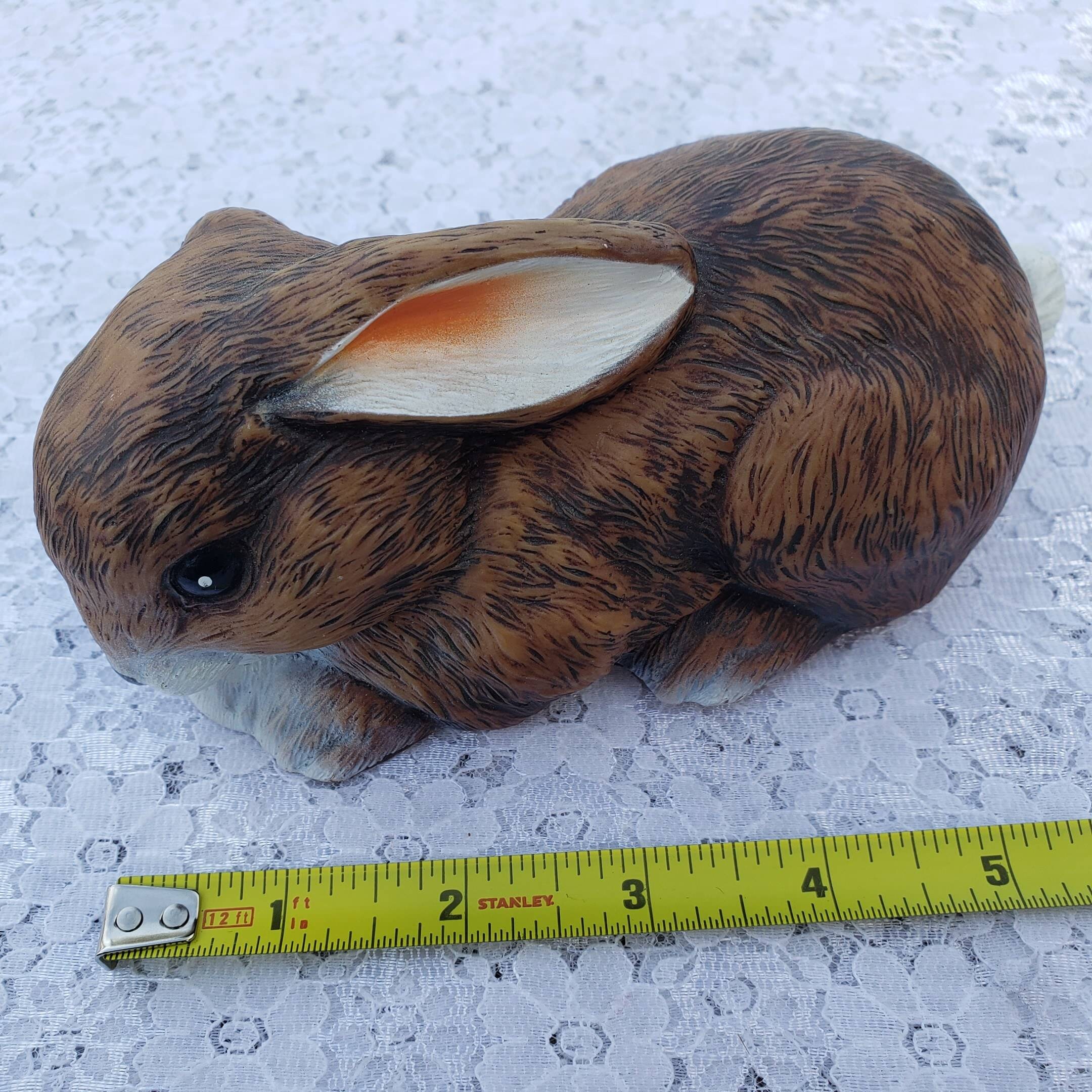 Two Vintage Bunny Rabbits Figurines Plastic Easter Decor | Etsy New Zealand