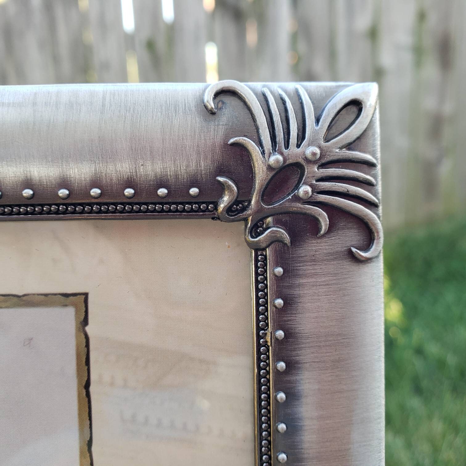 Silver Tone Picture Frames with Glass 5x7 and 4x6 Inch and Etsy