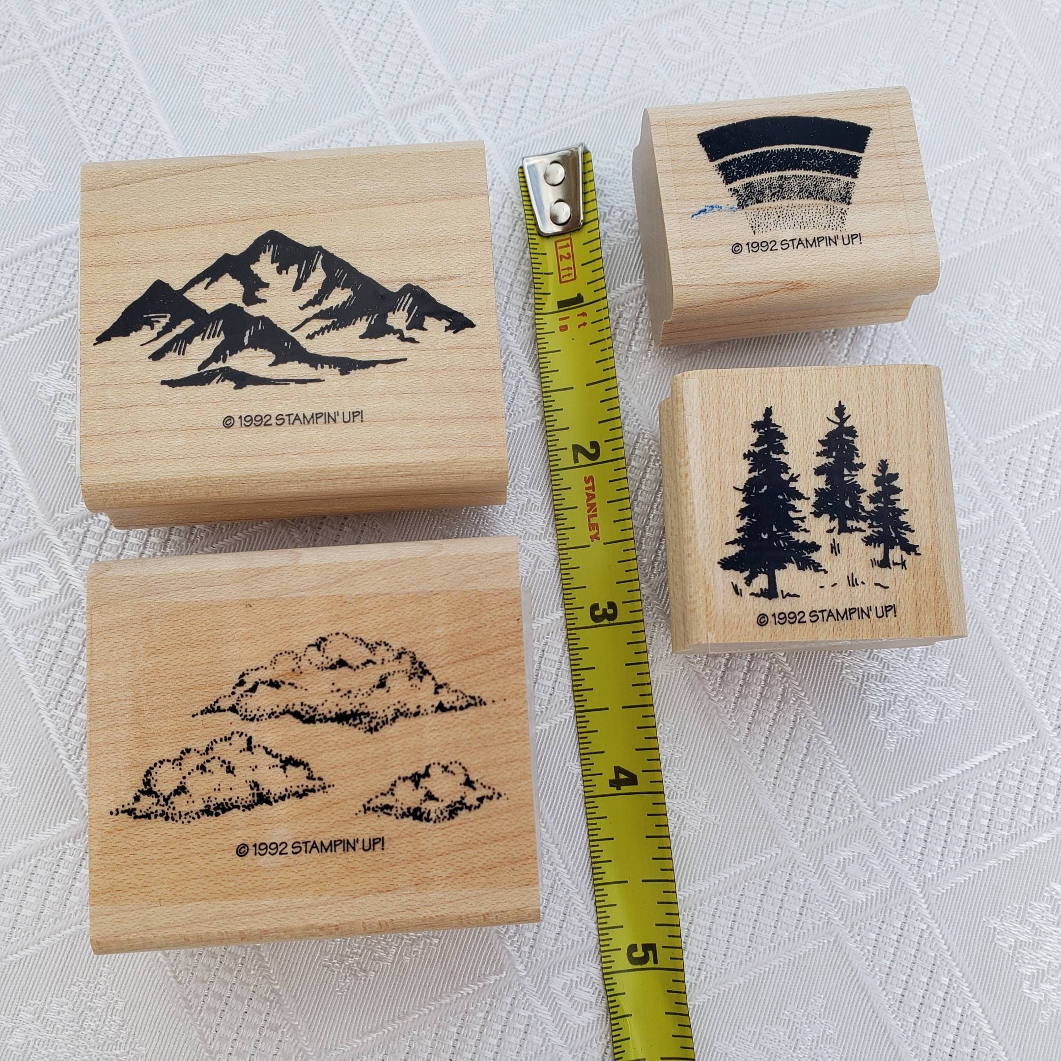 Wooden Stamp Set - Stamp a Scene - Rain Forest – Foothill Mercantile