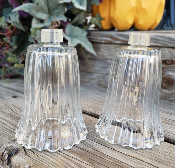 Glass Peg Votive Cups With Grommets ROYAL Set of 2 Thick Etsy