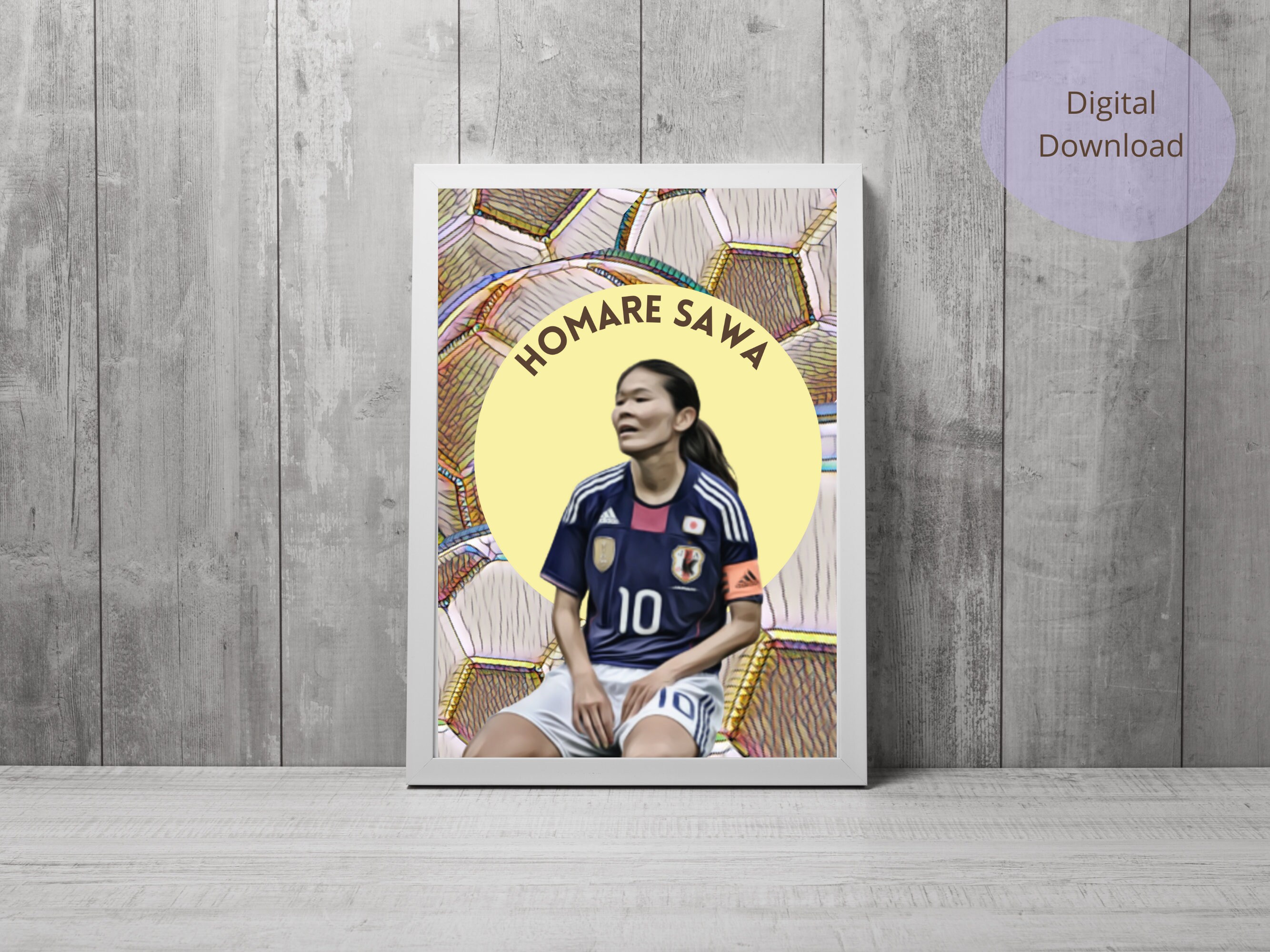 Homare Sawa Japenese Soccer Gift Dorm Room Football Wall Art Digital Wall Decoration Download Printable Wall Art Homare Sawa Japenese Soccer Gift Dorm Room Football Wall Art Digital Wall Decoration Download Printable Wall Art