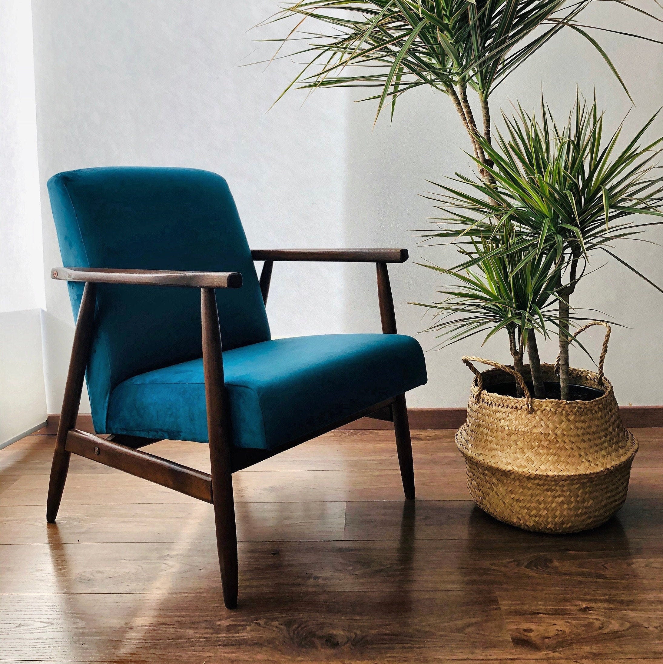 Teal armchair ikea discount