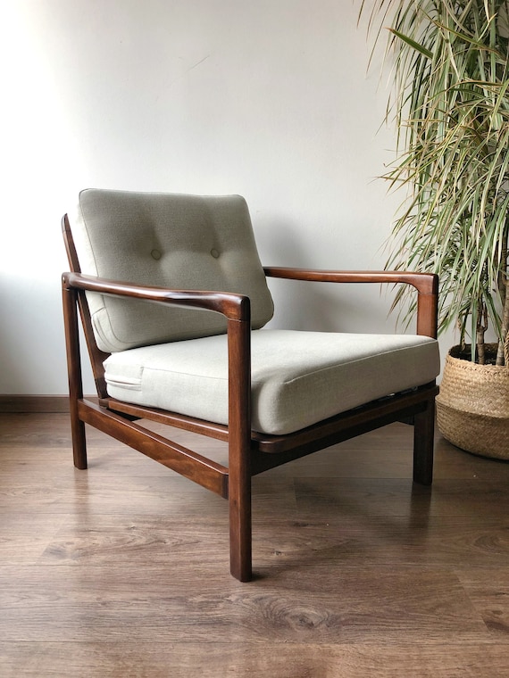 1人掛けソファ 1970s MID CENTURY LEATHER WOOD ARM CHAIR 1970s MID CENTURY LEATHER WOOD ARM CHAIR