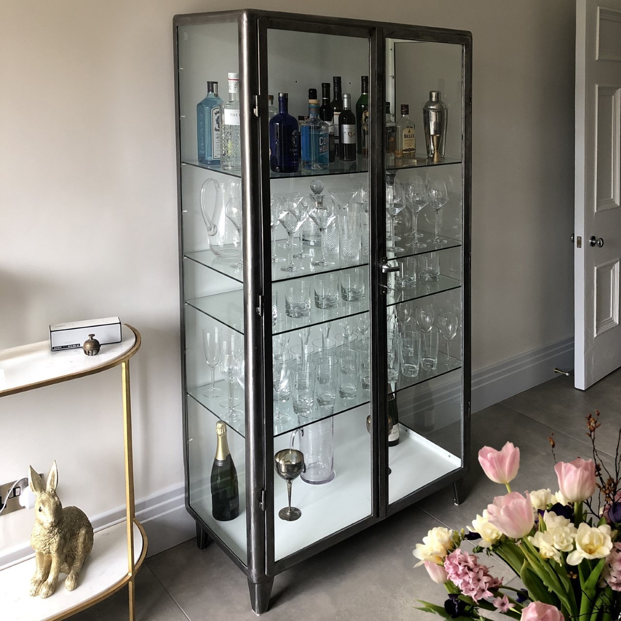 Vintage Polished Steel Medical Cabinet 60s - Etsy Österreich