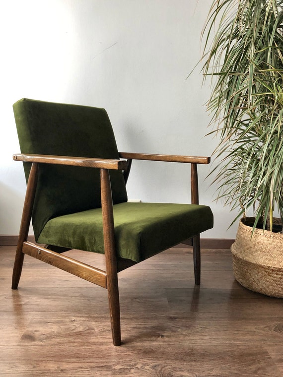 Mcm velvet chair discount
