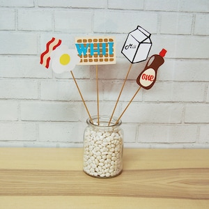 Waffle Party Centerpiece, Breakfast Birthday Centerpiece, Slumber Party Centerpiece, Waffle Party, Custom Parties by PartyAtYourDoor on Etsy