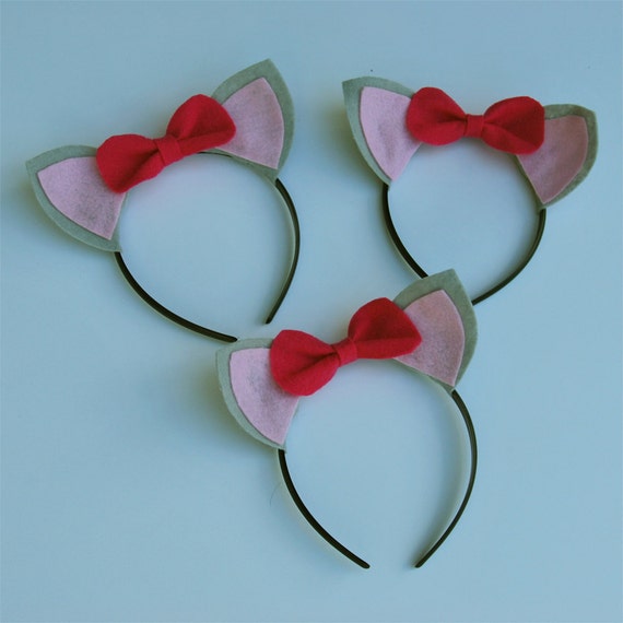 Cat Ear Headbands Kitten Ear Headbands Cat Party Kitten | Etsy