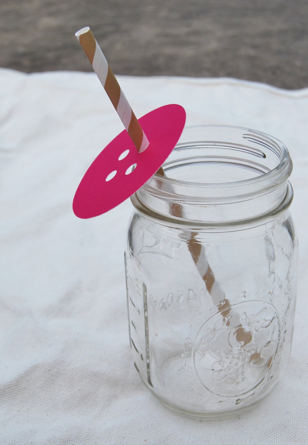 Button Straw Toppers – PartyAtYourDoor