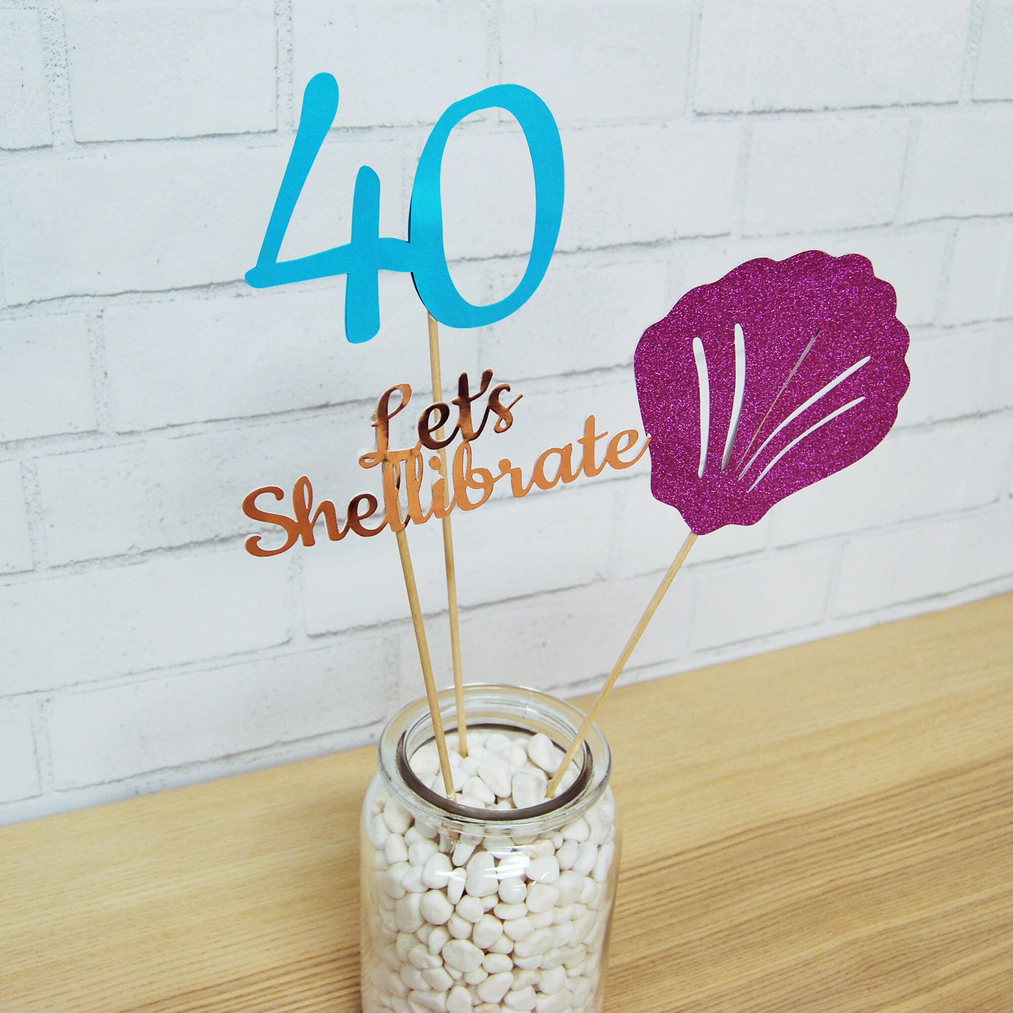 Lets Shellibrate Centerpiece Lets Shellibrate Table Decor Mermaid Birthday Centerpiece Custom Parties by PartyAtYourDoor on